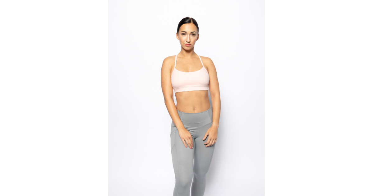 BIBI body sportovní podprsenka růžová | Kinoko
