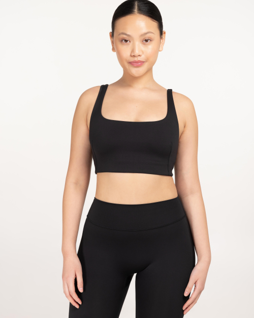 BARA body sportovní podprsenka košíček B/D čierna
