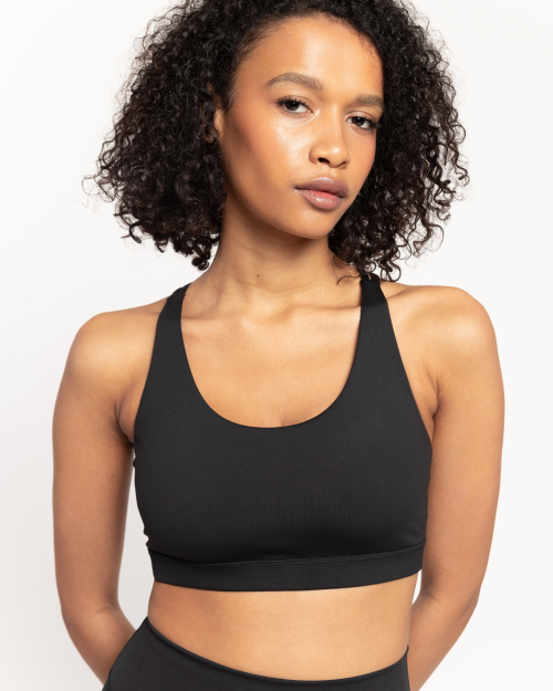 BEBE body sportovní podprsenka košíček A/C čierná