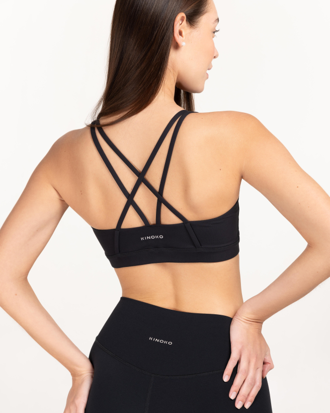 BEBE hug sportovní podprsenka košíček A/C čierná