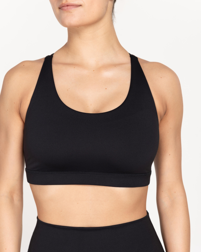 BEBE body sportovní podprsenka čierná