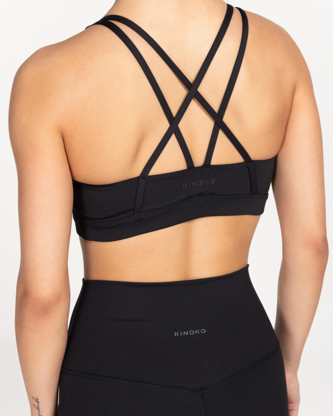 BEBE body sportovní podprsenka čierná